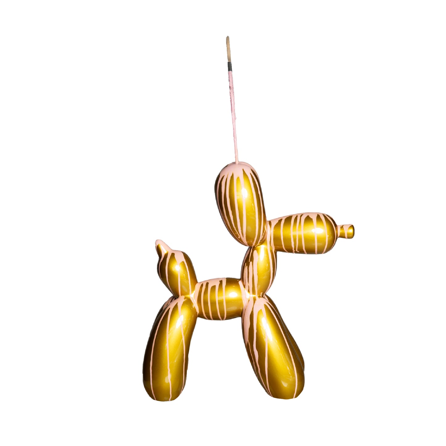 Cane Palloncino e Pennello Oro