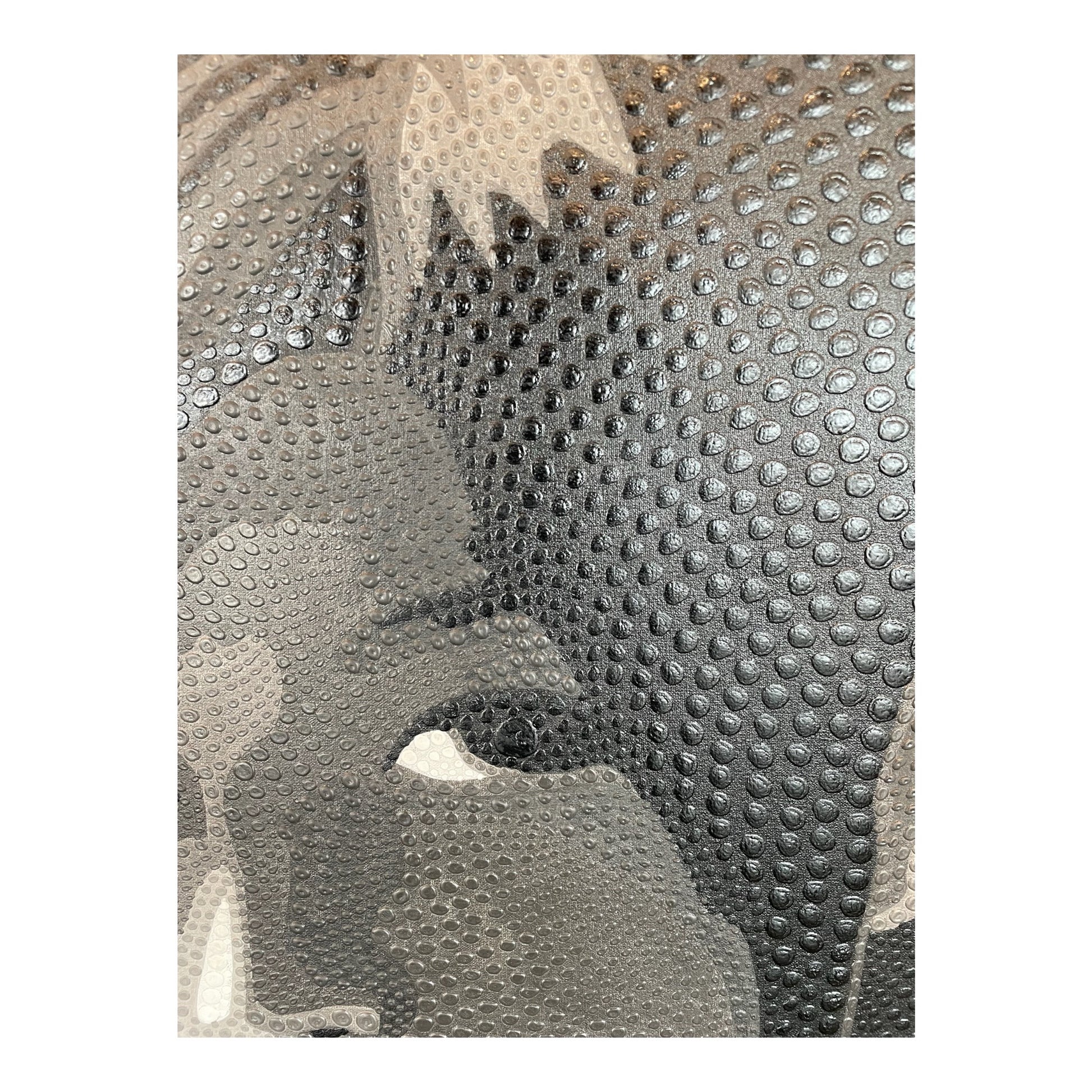 Dipinto di donna con tecnica aborigena australiana - Asmat Design