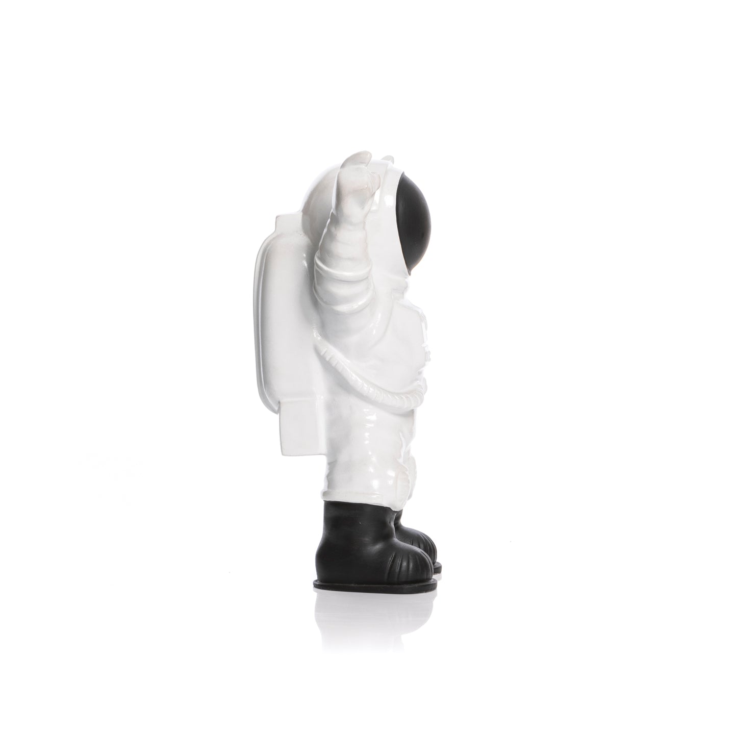 Astronauta globo in vetroresina nero - Asmat Design