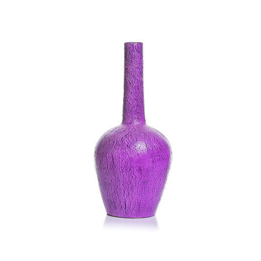 Vaso lilla in terracotta Asmat