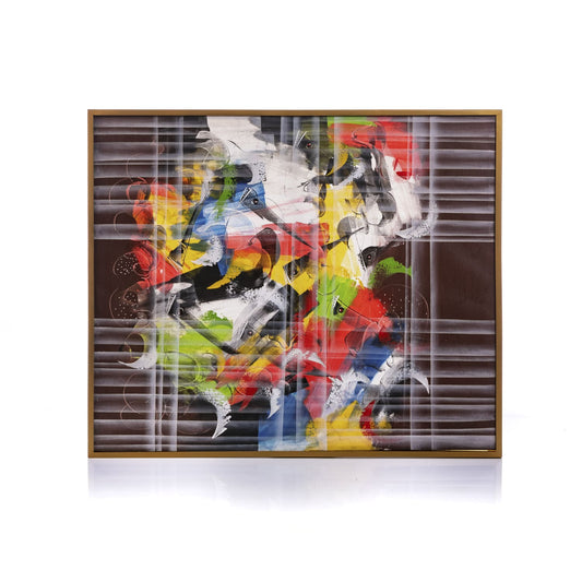 Dipinto con colori vivaci Asmat