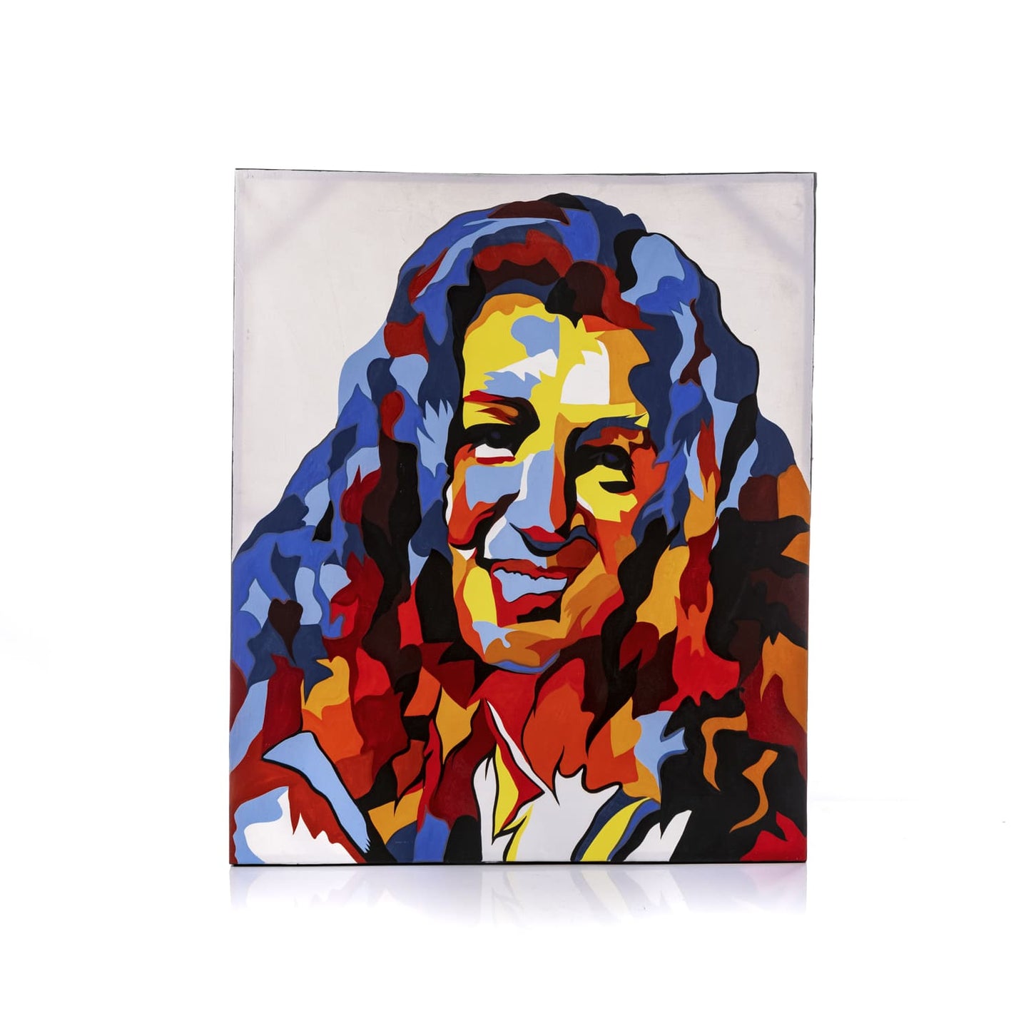 Dipinto tecnica riflesso Asmat