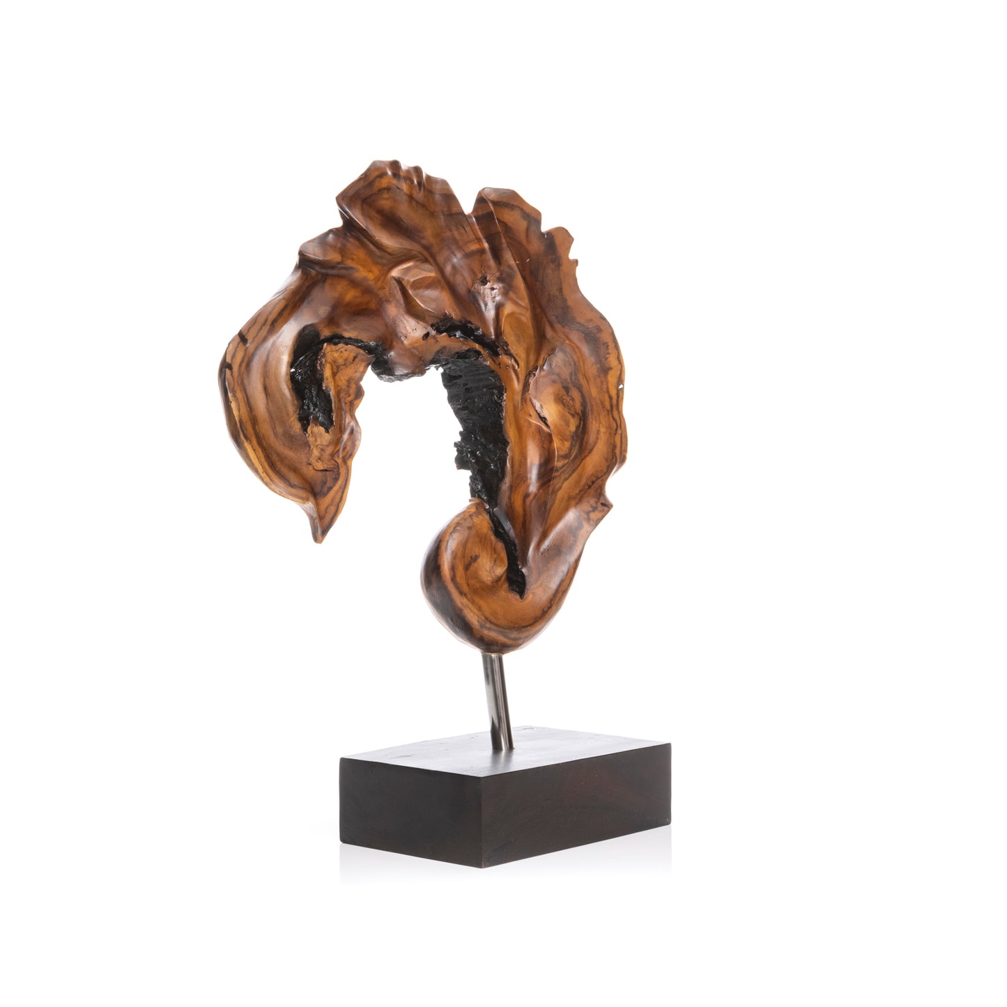 Wooden structure - Struttura astratta in legno di teak - Asmat Design